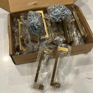 31, 4 inch Gold Kitchen Cabinet Pull Handles, NWT